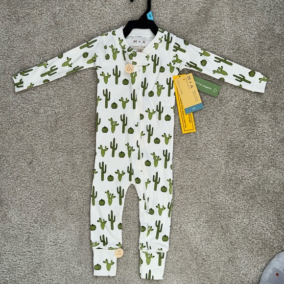 monica + andy Other - cactus infant two way zipper onesie